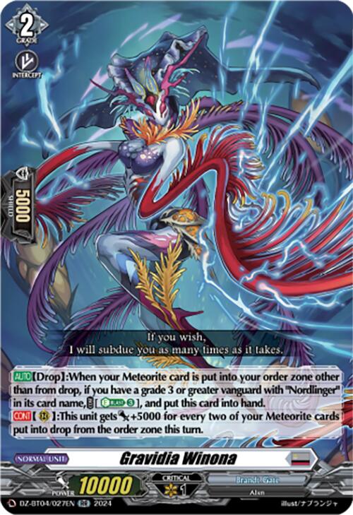 Gravidia Winona (DZ-BT04/027EN) [Destined Showdown] | Total Play