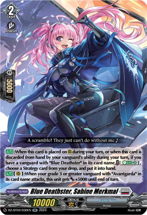 Blue Deathster, Sabine Merkmal (DZ-BT04/030EN) [Destined Showdown] | Total Play