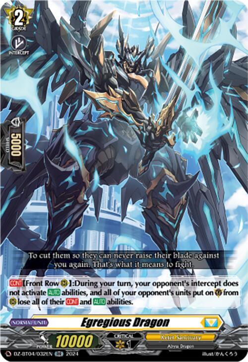Egregious Dragon (DZ-BT04/032EN) [Destined Showdown] | Total Play