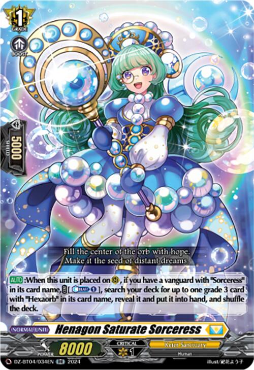Henagon Saturate Sorceress (DZ-BT04/034EN) [Destined Showdown] | Total Play