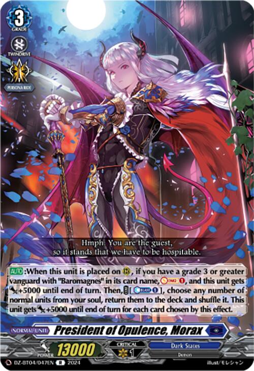 President of Opulence, Morax (DZ-BT04/047EN) [Destined Showdown] | Total Play