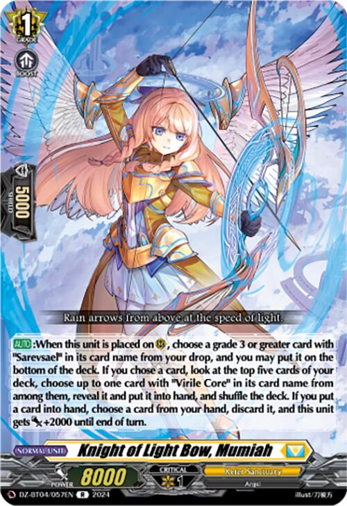 Knight of Light Bow, Mumiah (DZ-BT04/057EN) [Destined Showdown] | Total Play