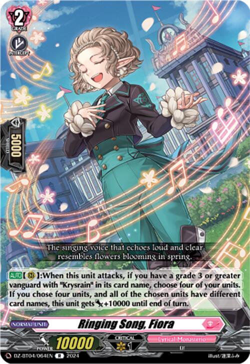 Ringing Song, Fiora (DZ-BT04/064EN) [Destined Showdown] | Total Play