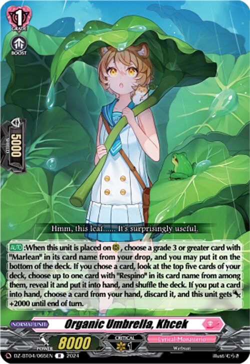 Organic Umbrella, Khcek (DZ-BT04/065EN) [Destined Showdown] | Total Play