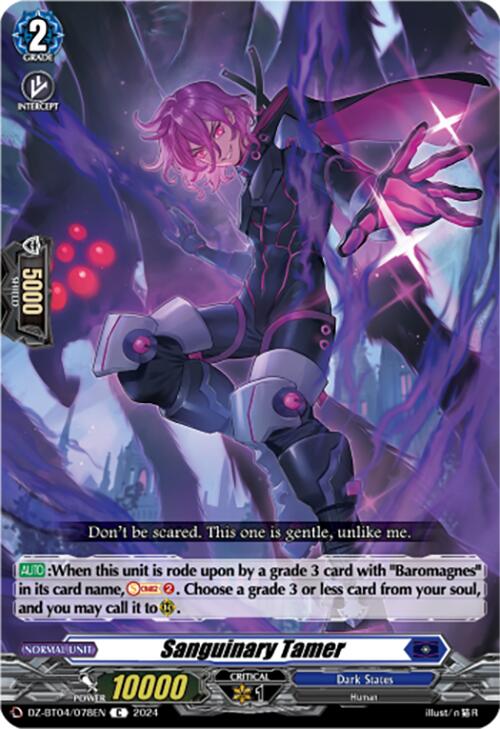 Sanguinary Tamer (DZ-BT04/078EN) [Destined Showdown] | Total Play