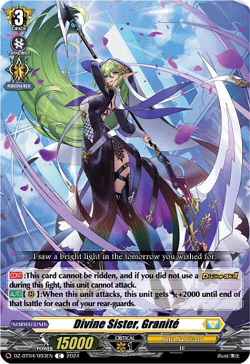 Divine Sister, Granite (DZ-BT04/093EN) [Destined Showdown] | Total Play