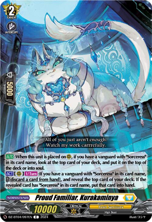 Proud Familiar, Kurakaminya (DZ-BT04/097EN) [Destined Showdown] | Total Play