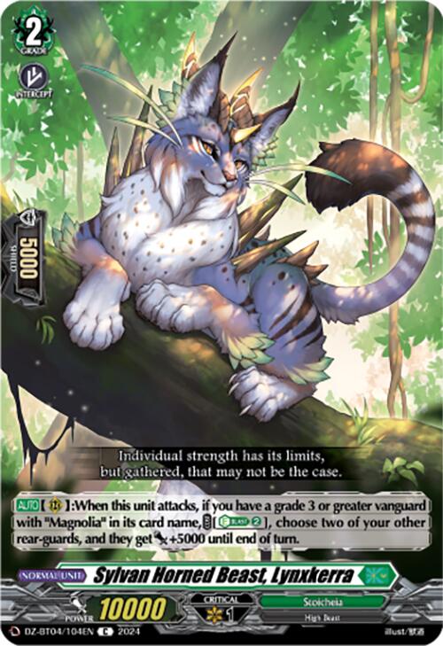 Sylvan Horned Beast, Lynxkerra (DZ-BT04/104EN) [Destined Showdown] | Total Play