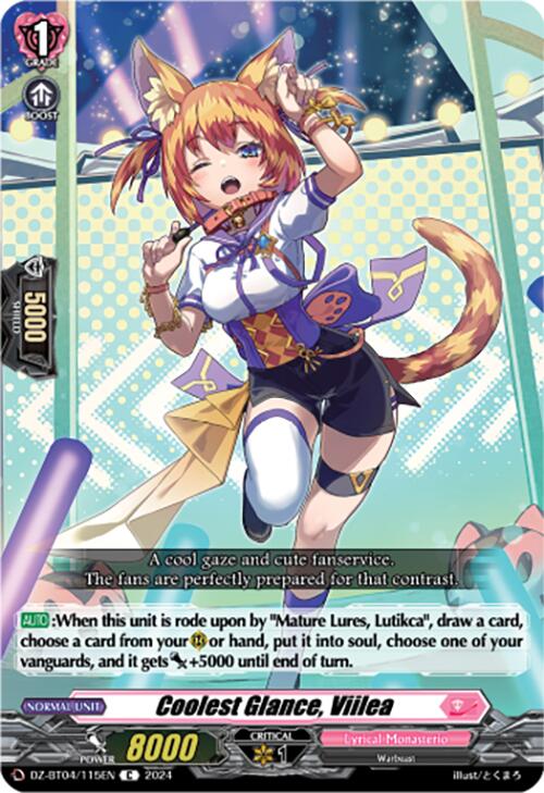 Coolest Glance, Viilea (DZ-BT04/115EN) [Destined Showdown] | Total Play