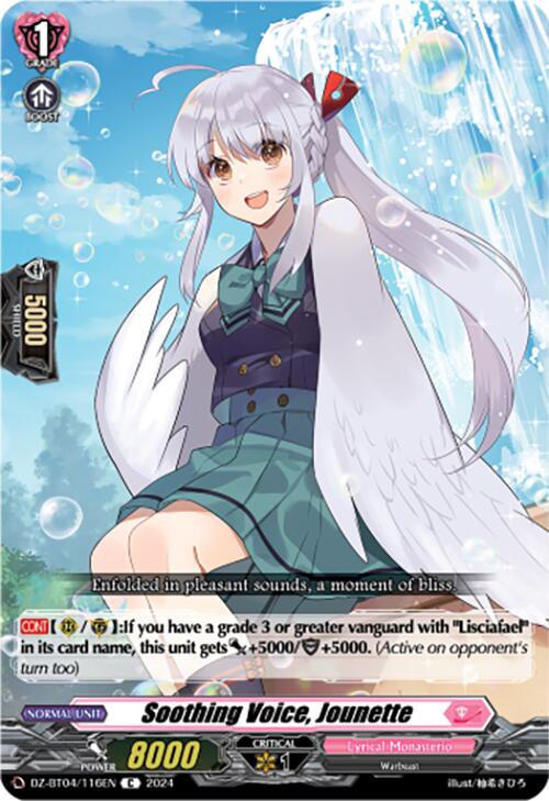 Soothing Voice, Jounette (DZ-BT04/116EN) [Destined Showdown] | Total Play