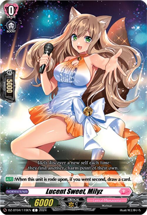 Lucent Sweet, Milyz (DZ-BT04/119EN) [Destined Showdown] | Total Play