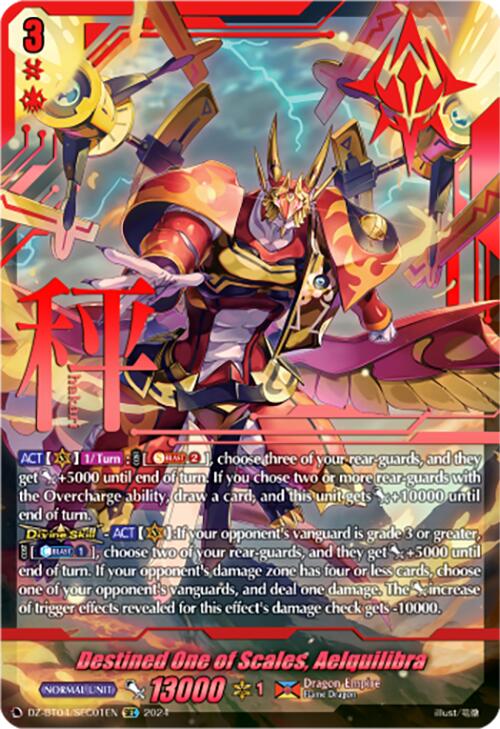 Destined One of Scales, Aelquilibra (DZ-BT04/SEC01EN) [Destined Showdown] | Total Play