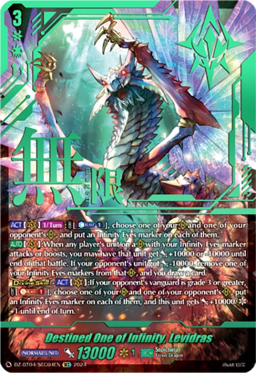 Destined One of Infinity, Levidras (DZ-BT04/SEC04EN) [Destined Showdown] | Total Play