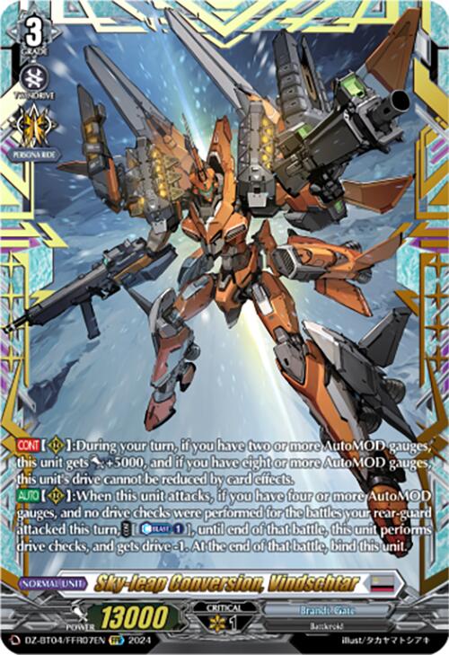 Sky-leap Conversion, Vindschtar (DZ-BT04/FFR07EN) [Destined Showdown] | Total Play