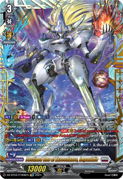 Destined One of Exceedance, Impauldio (DZ-BT04/FFR08EN) [Destined Showdown] | Total Play