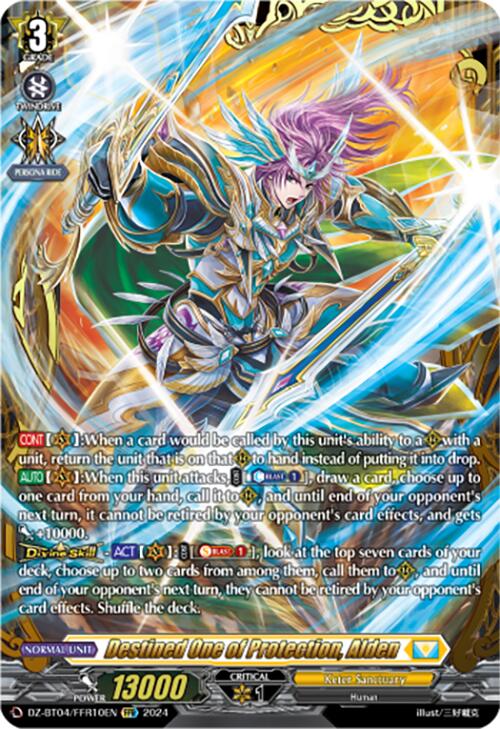 Destined One of Protection, Alden (DZ-BT04/FFR10EN) [Destined Showdown] | Total Play