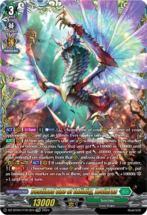 Destined One of Infinity, Levidras (DZ-BT04/FFR13EN) [Destined Showdown] | Total Play