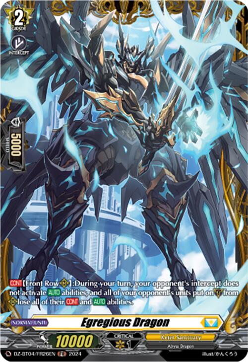 Egregious Dragon (DZ-BT04/FR26EN) [Destined Showdown] | Total Play