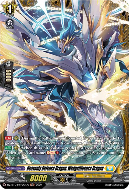 Heavenly Defense Dragon, Wedgeffluence Dragon (DZ-BT04/FR27EN) [Destined Showdown] | Total Play