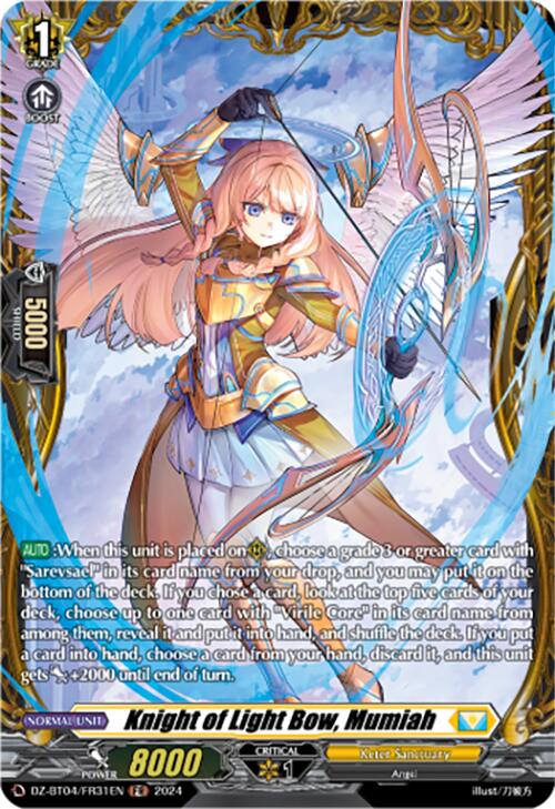 Knight of Light Bow, Mumiah (DZ-BT04/FR31EN) [Destined Showdown] | Total Play