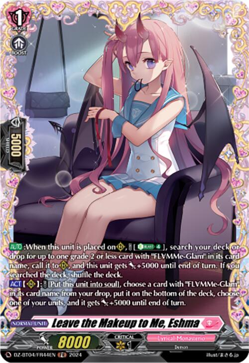 Leave the Makeup to Me, Eshma (DZ-BT04/FR44EN) [Destined Showdown] | Total Play