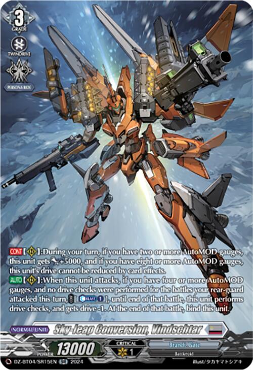 Sky-leap Conversion, Vindschtar (DZ-BT04/SR15EN) [Destined Showdown] | Total Play