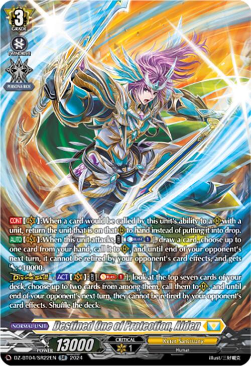 Destined One of Protection, Alden (DZ-BT04/SR22EN) [Destined Showdown] | Total Play