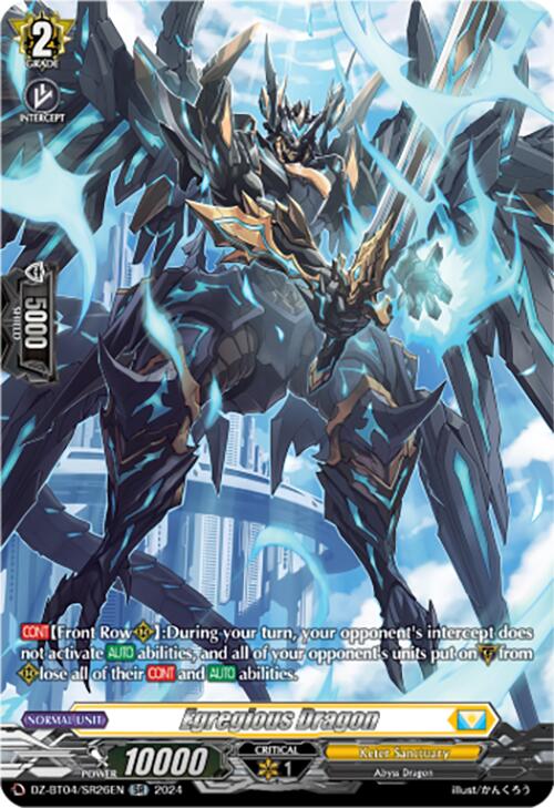 Egregious Dragon (DZ-BT04/SR26EN) [Destined Showdown] | Total Play