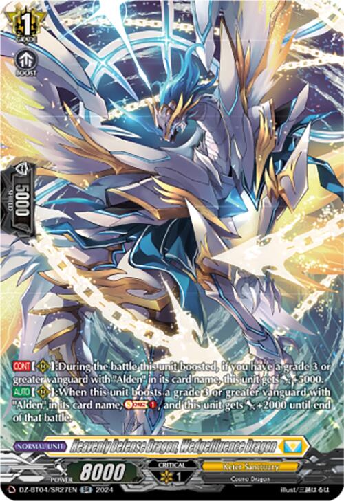 Heavenly Defense Dragon, Wedgeffluence Dragon (DZ-BT04/SR27EN) [Destined Showdown] | Total Play