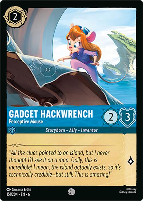 Gadget Hackwrench - Perceptive Mouse (151/204) [Azurite Sea] | Total Play