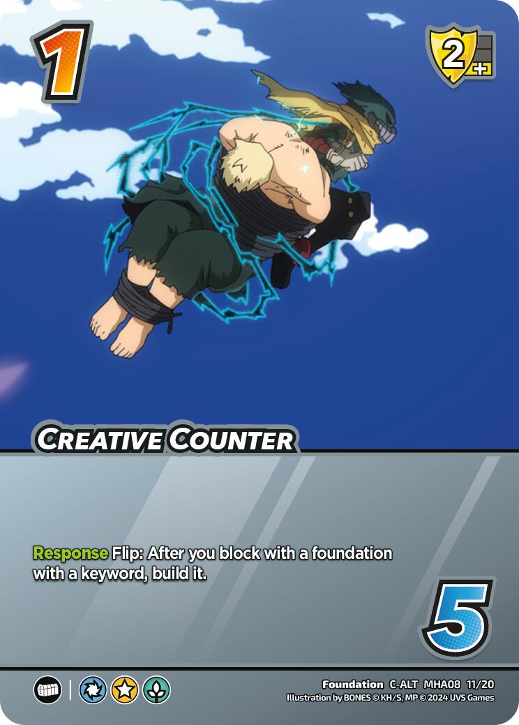 Creative Counter (Alternate Art) [Challenger Series: My Hero Academia - Dark Hero Arc] | Total Play