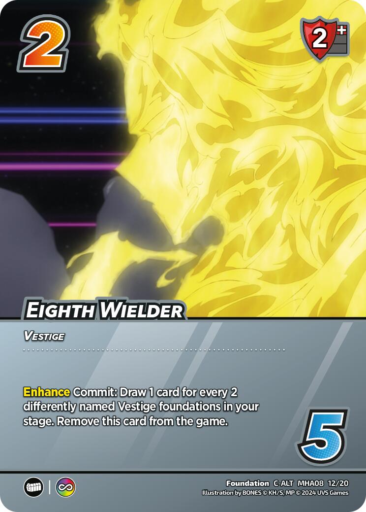 Eighth Wielder (Alternate Art) [Challenger Series: My Hero Academia - Dark Hero Arc] | Total Play