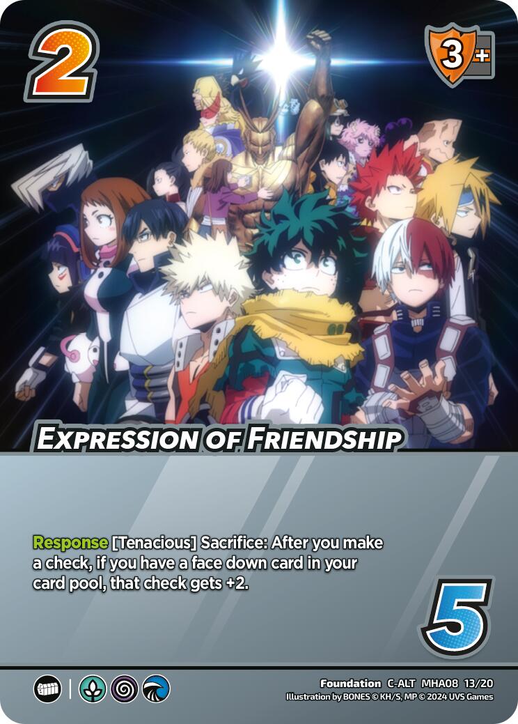 Expression of Friendship (Alternate Art) [Challenger Series: My Hero Academia - Dark Hero Arc] | Total Play