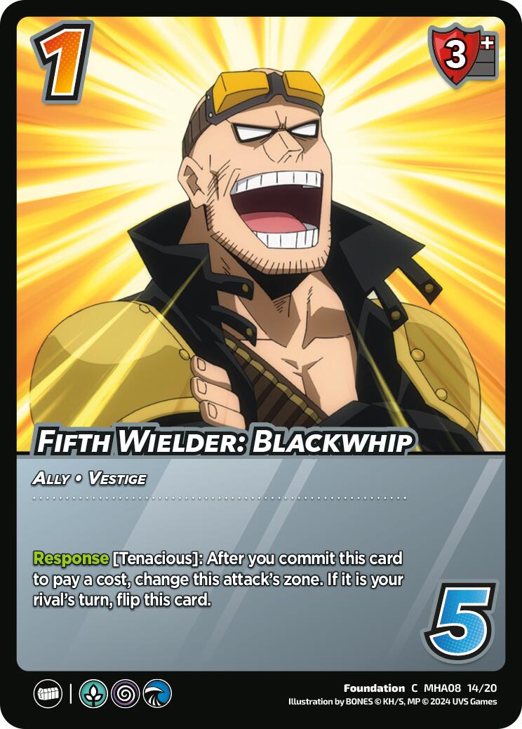 Fifth Wielder: Blackwhip [Challenger Series: My Hero Academia - Dark Hero Arc] | Total Play