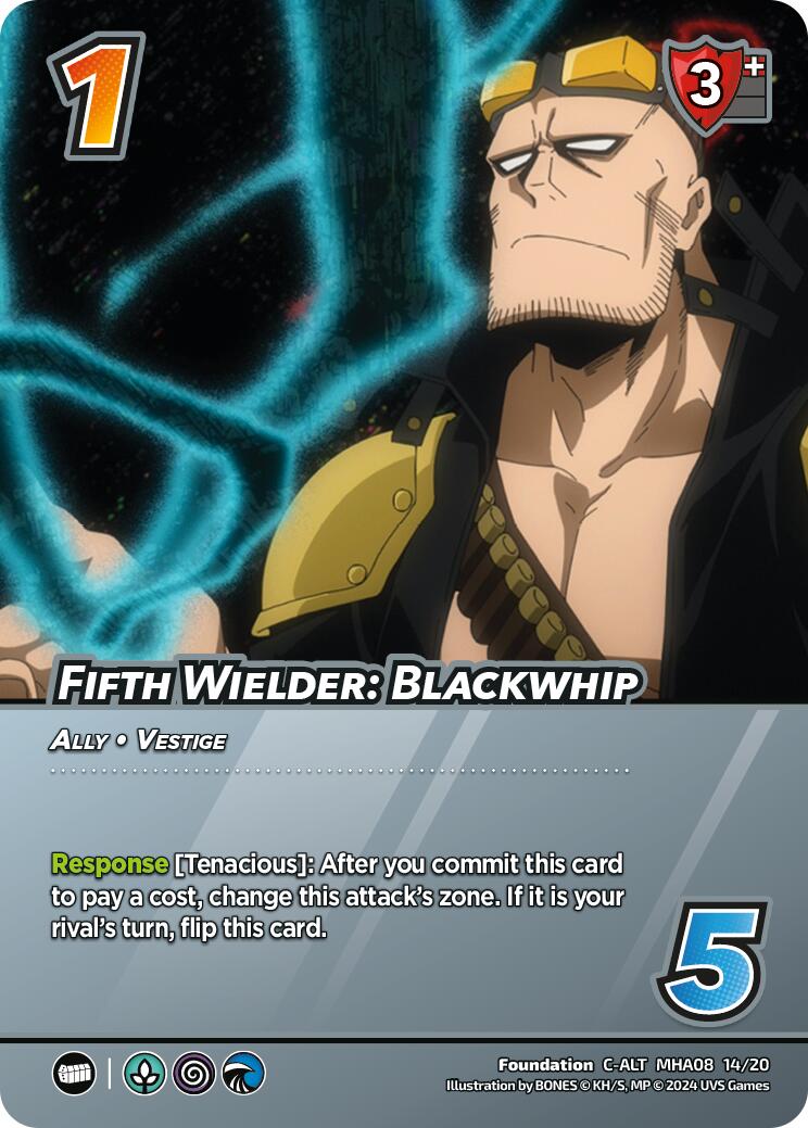 Fifth Wielder: Blackwhip (Alternate Art) [Challenger Series: My Hero Academia - Dark Hero Arc] | Total Play