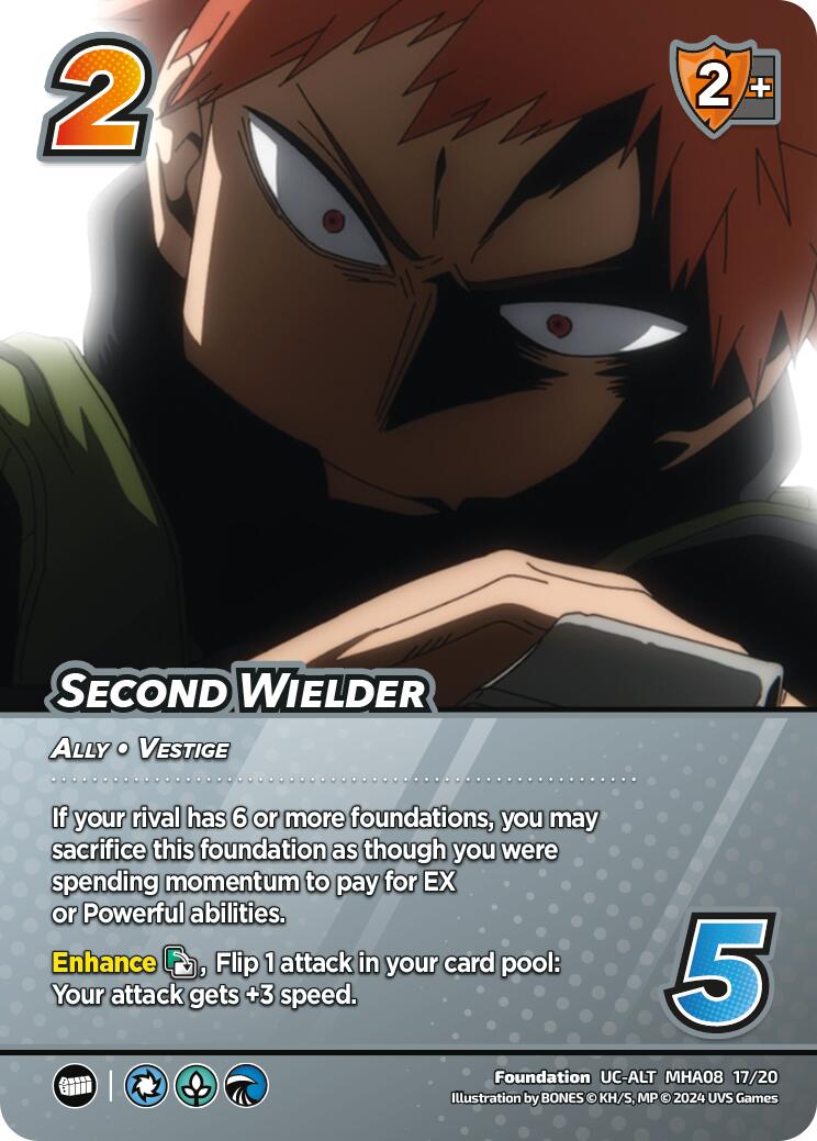 Second Wielder (Alternate Art) [Challenger Series: My Hero Academia - Dark Hero Arc] | Total Play