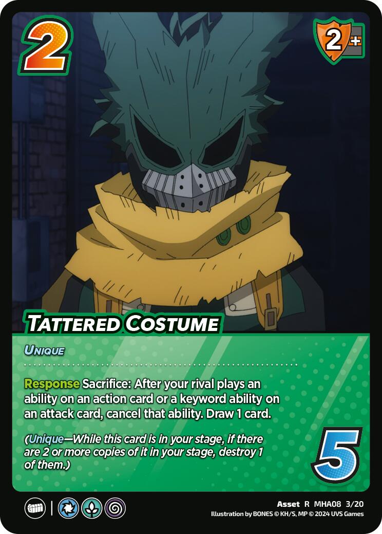 Tattered Costume [Challenger Series: My Hero Academia - Dark Hero Arc] | Total Play