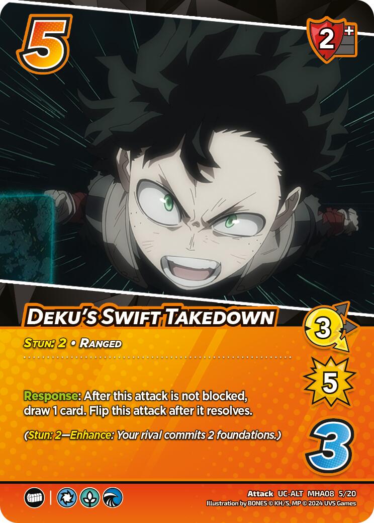 Deku's Swift Takedown (Alternate Art) [Challenger Series: My Hero Academia - Dark Hero Arc] | Total Play