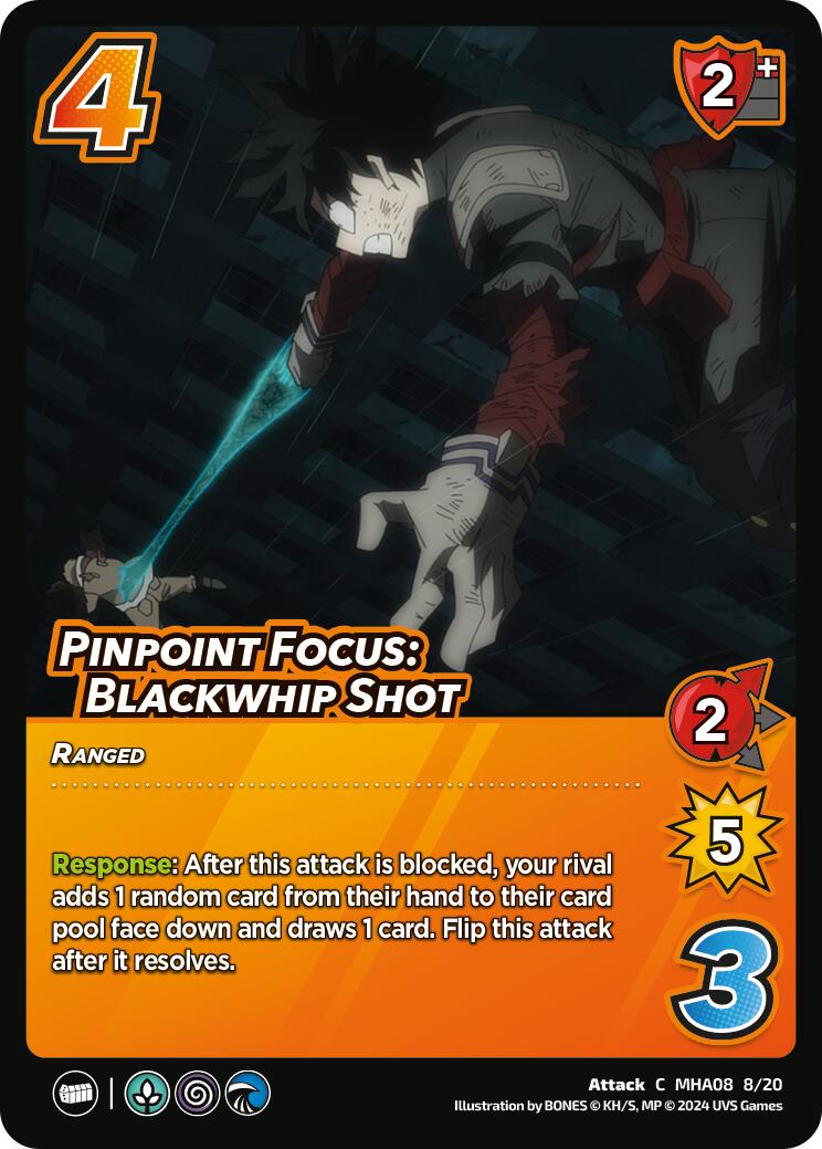 Pinpoint Focus: Blackwhip Shot [Challenger Series: My Hero Academia - Dark Hero Arc] | Total Play