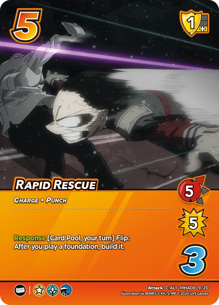 Rapid Rescue (Alternate Art) [Challenger Series: My Hero Academia - Dark Hero Arc] | Total Play