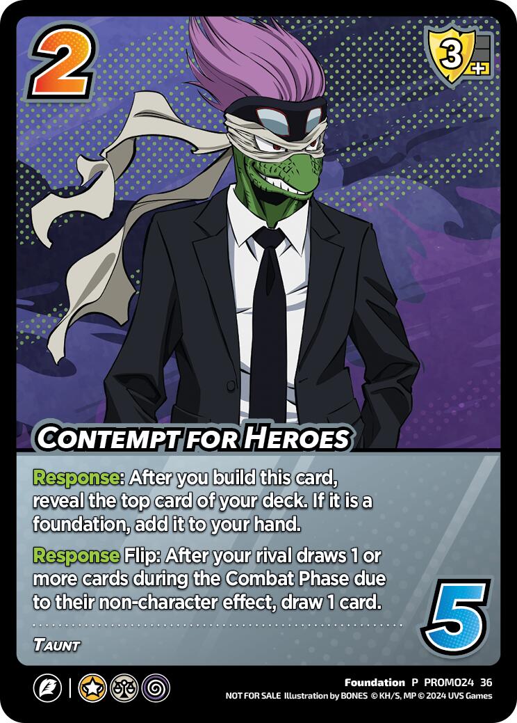 Contempt for Heroes [Miscellaneous Promos] | Total Play