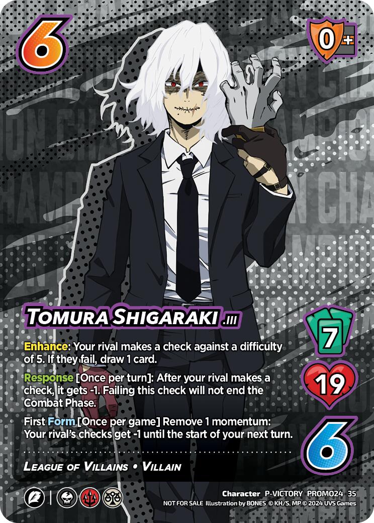 Tomura Shigaraki (2024 Regionals Season 2) (Victory) [Miscellaneous Promos] | Total Play