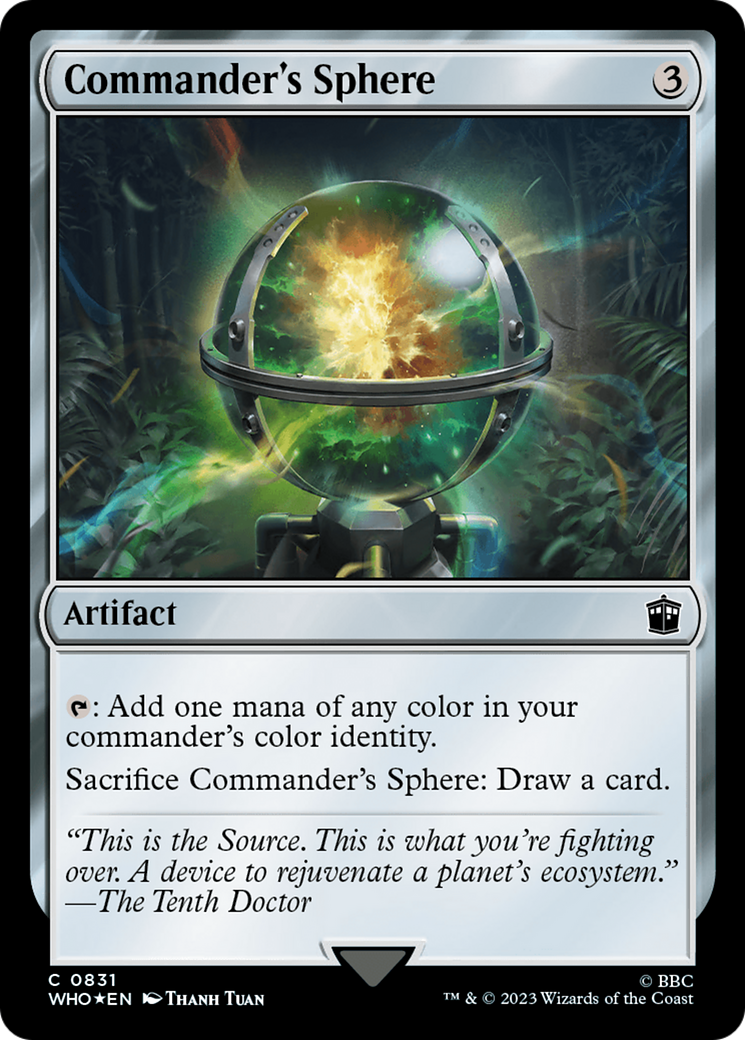 Commander's Sphere (Surge Foil) [Doctor Who] | Total Play