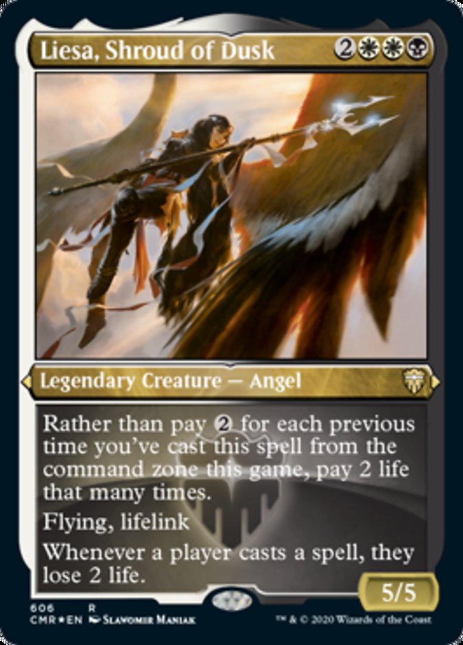 Liesa, Shroud of Dusk (Etched) [Commander Legends] | Total Play