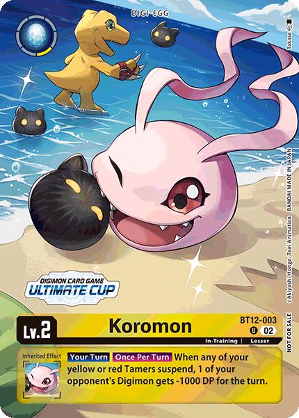 Koromon [BT12-003] (Ultimate Cup 2024) [Across Time] | Total Play