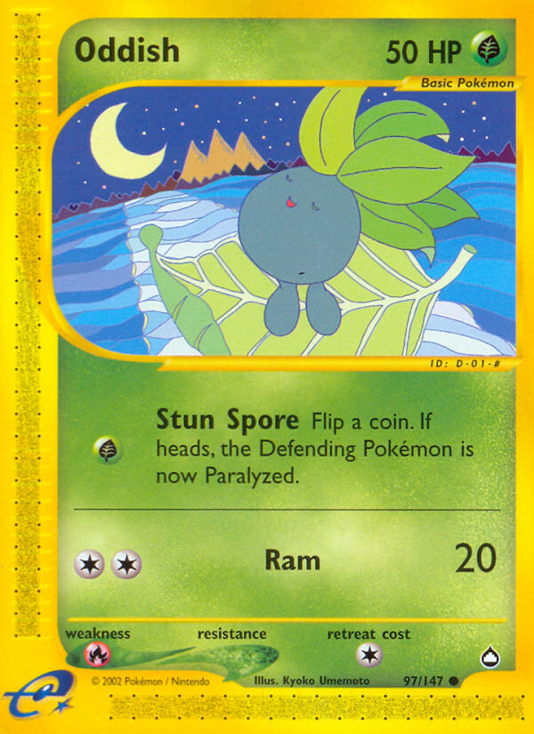 Oddish (97/147) [Aquapolis] | Total Play