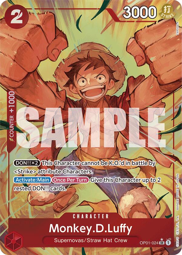 Monkey.D.Luffy (OP01-024) [Premium Booster -The Best-] | Total Play