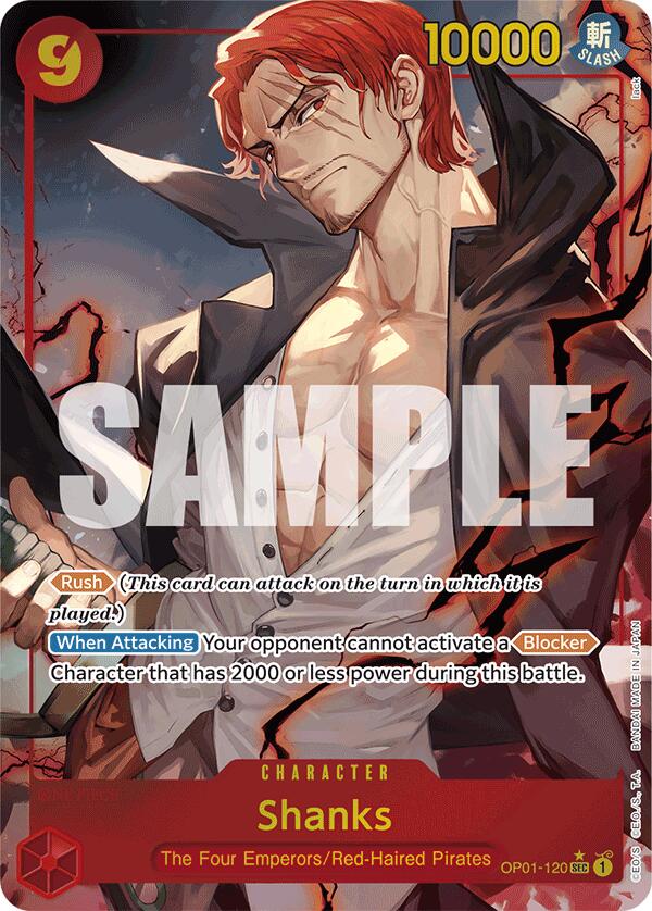 Shanks (OP01-120) (Alternate Art) [Premium Booster -The Best-] | Total Play