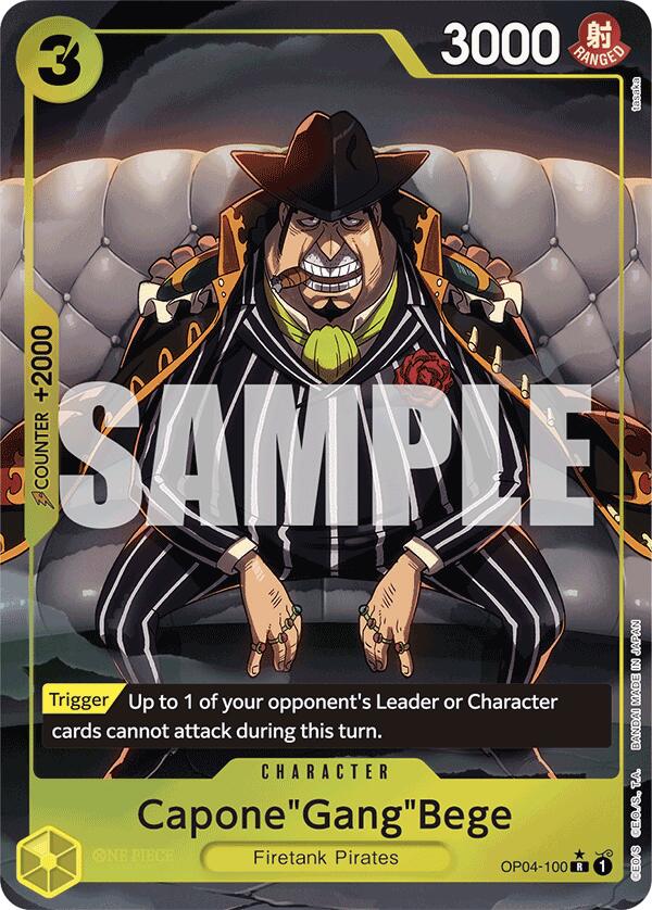 Capone"Gang"Bege (OP04-100) (Alternate Art) [Premium Booster -The Best-] | Total Play