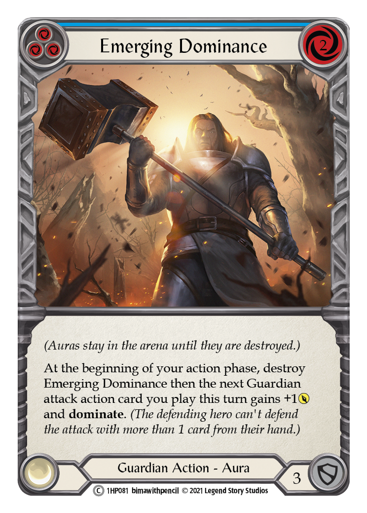 Emerging Dominance (Blue) [1HP081] (History Pack 1) | Total Play